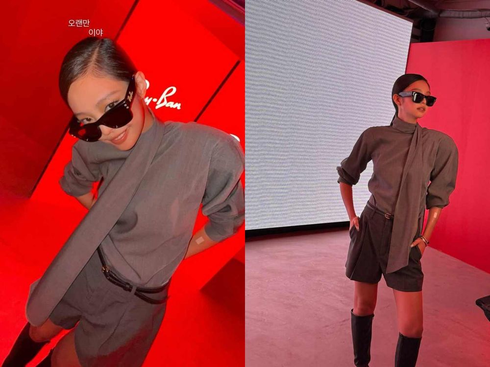 Jennie代言大洗牌？掰了GM驚喜現身Ray-Ban雷朋活動！同款「小臉墨鏡」讓品牌再爆火！-6