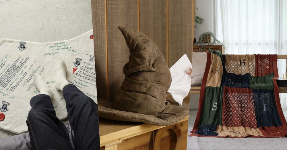 麻瓜手刀開買！哈利波特聯名「分類帽面紙套、入學通知信地毯」美炸天，台灣就買得到！-12