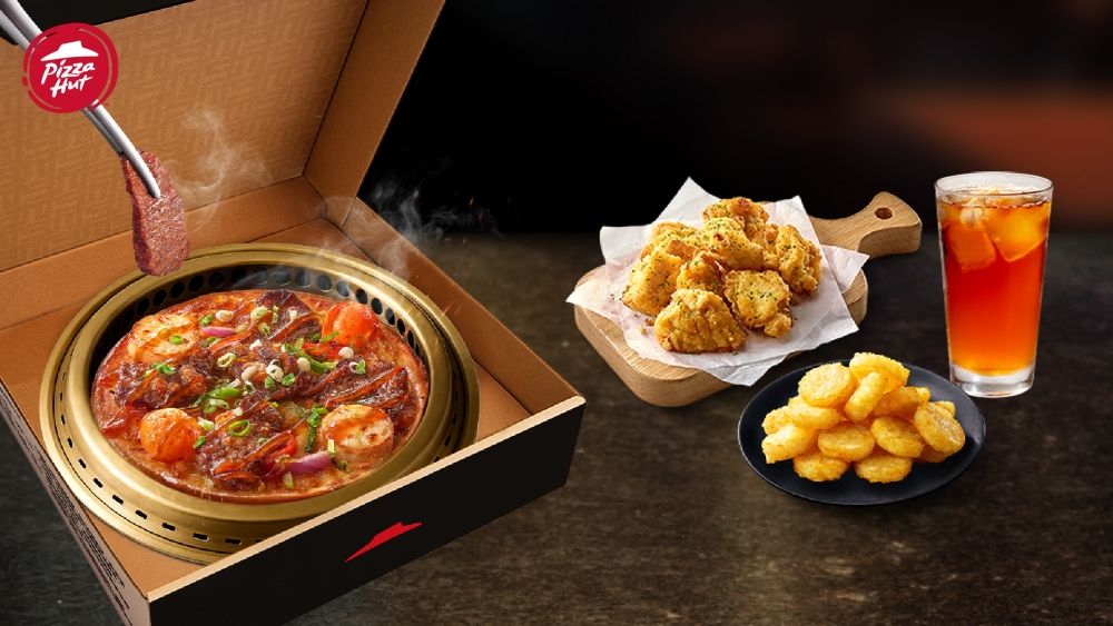 必勝客跟屋馬燒肉聯名了！中秋限定「月見厚燒牛比薩」滿滿燒肉+干貝太欠吃、個人小比薩套餐同步開賣！-10