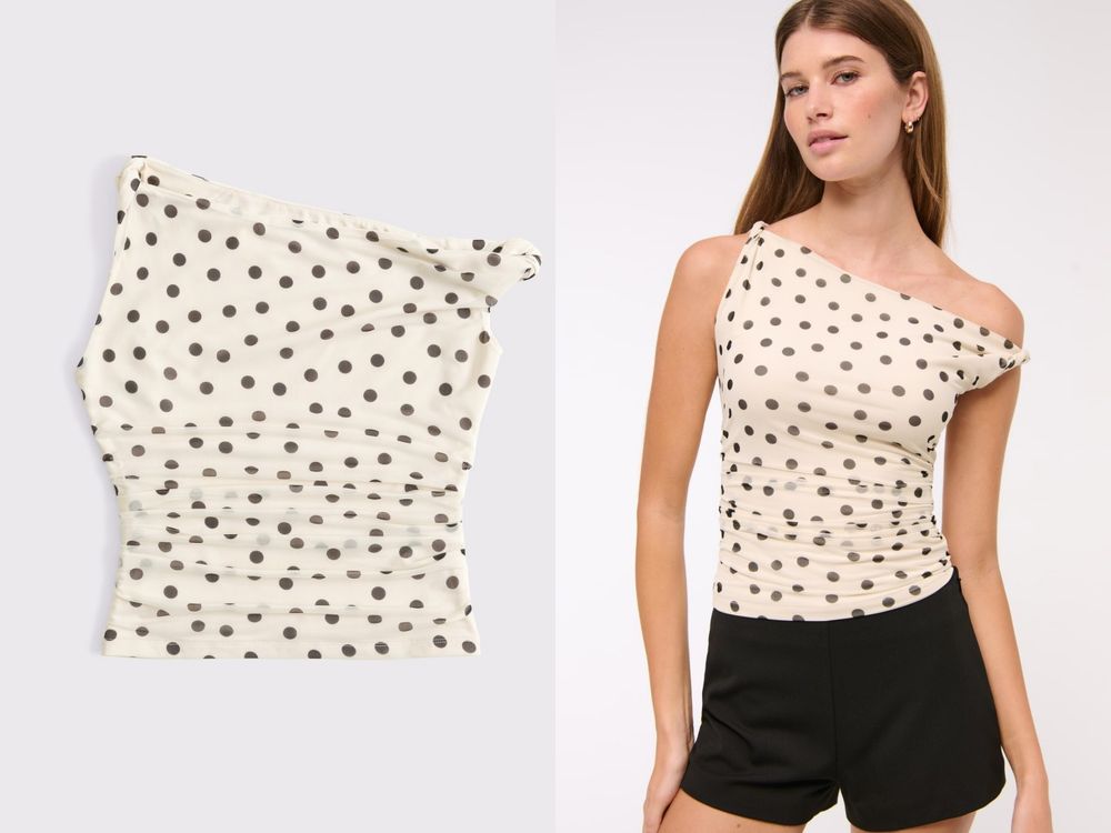 大家入店都買這些！A&F隱藏爆款是這幾件！蕾絲背心、牛仔短裙...想當辣妹一定要收！-14