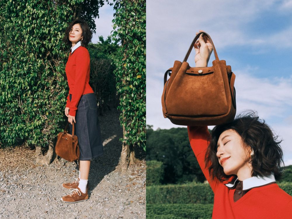 雨琦最愛這款TORY BURCH包一萬多就買到！爆款ROMY水桶包麂皮款全球瘋搶！-9