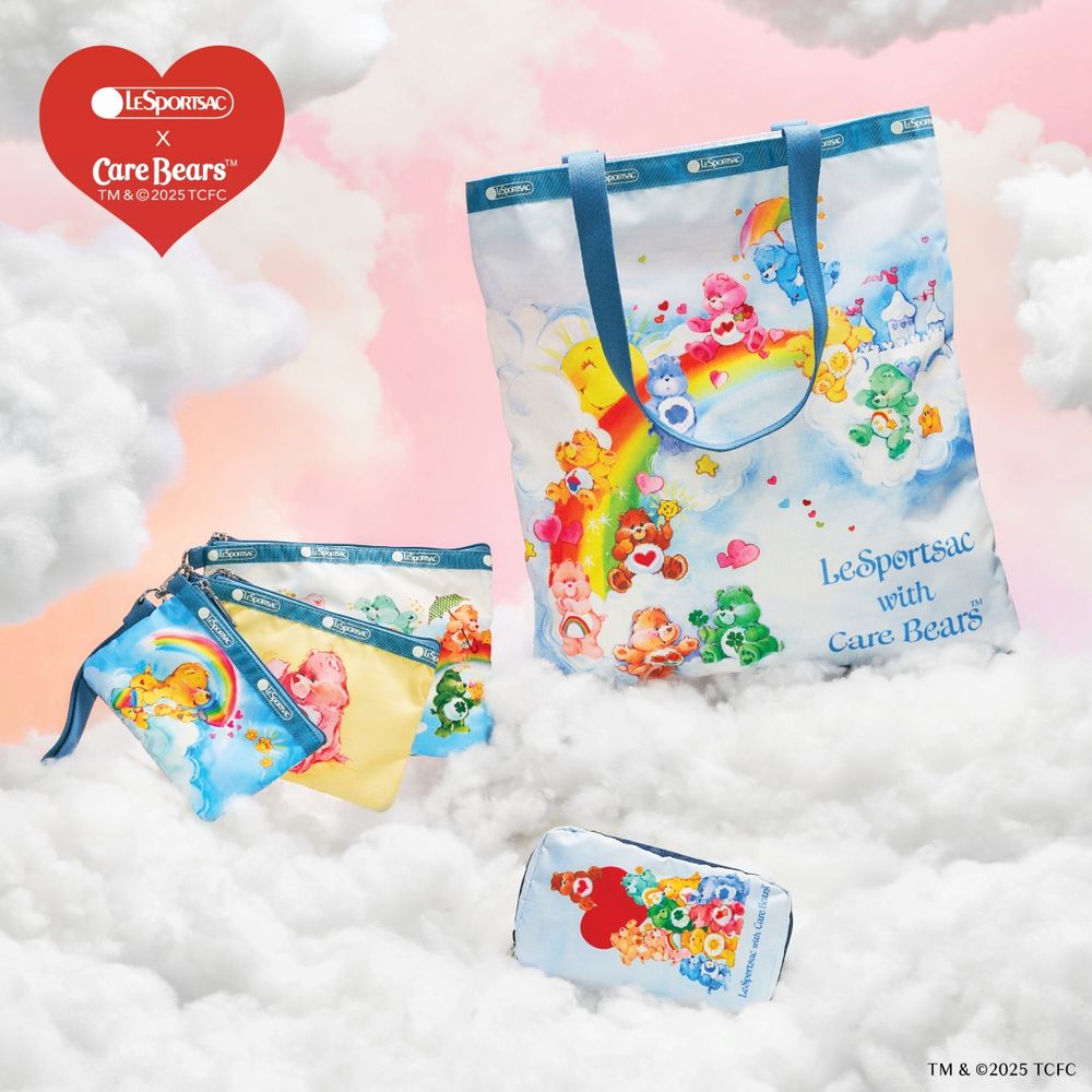 熊控真的會發瘋！LeSportsac x Care Bears聯名可愛爆！大型彩虹熊人偶將現身這裡！-4