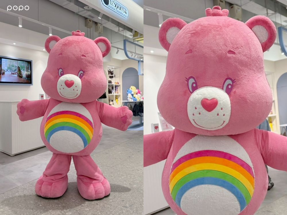 熊控真的會發瘋！LeSportsac x Care Bears聯名可愛爆！大型彩虹熊人偶將現身這裡！-20