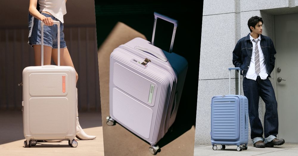 實用又漂亮的行李箱來了！American Tourister超完美「新尺寸」登場！上開式設計超棒！-1