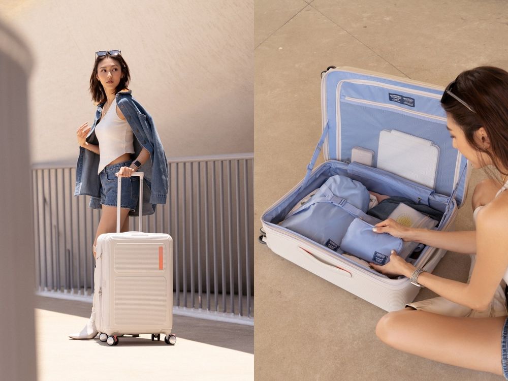 實用又漂亮的行李箱來了！American Tourister超完美「新尺寸」登場！上開式設計超棒！-7