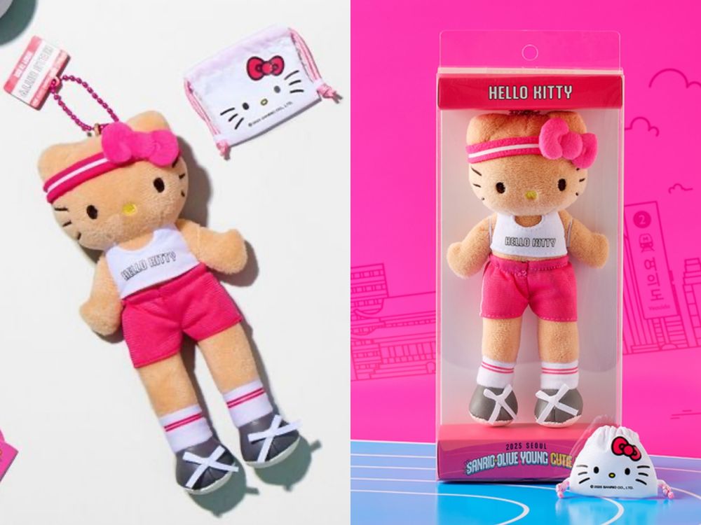 韓國開賣「跑步系列」三麗鷗周邊！「運動服大耳狗&布丁狗玩偶」可愛爆炸、長腿Hello Kitty鑰匙圈同步登場！-10