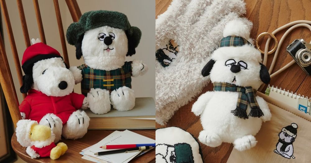 Afternoon Tea又跟史努比聯名了！Q翻「格紋外套歐拉夫玩偶&爆炸頭史努比鑰匙圈」這天開賣！-1