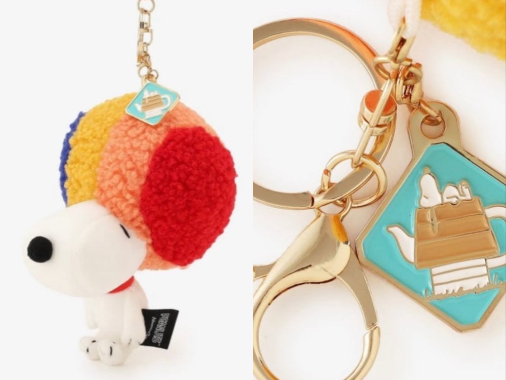 Afternoon Tea又跟史努比聯名了！Q翻「格紋外套歐拉夫玩偶&爆炸頭史努比鑰匙圈」這天開賣！-11