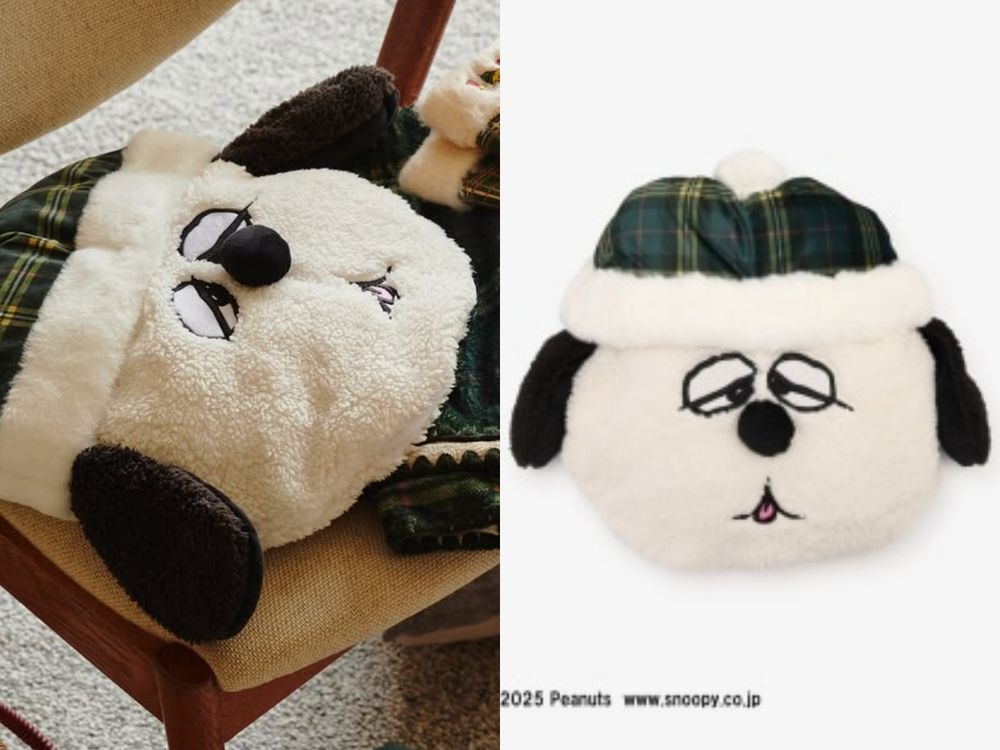 Afternoon Tea又跟史努比聯名了！Q翻「格紋外套歐拉夫玩偶&爆炸頭史努比鑰匙圈」這天開賣！-12