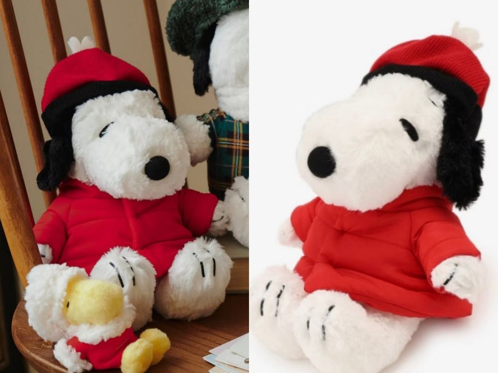 Afternoon Tea又跟史努比聯名了！Q翻「格紋外套歐拉夫玩偶&爆炸頭史努比鑰匙圈」這天開賣！-13