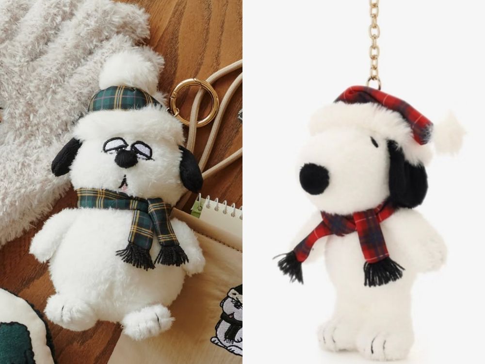 Afternoon Tea又跟史努比聯名了！Q翻「格紋外套歐拉夫玩偶&爆炸頭史努比鑰匙圈」這天開賣！-14
