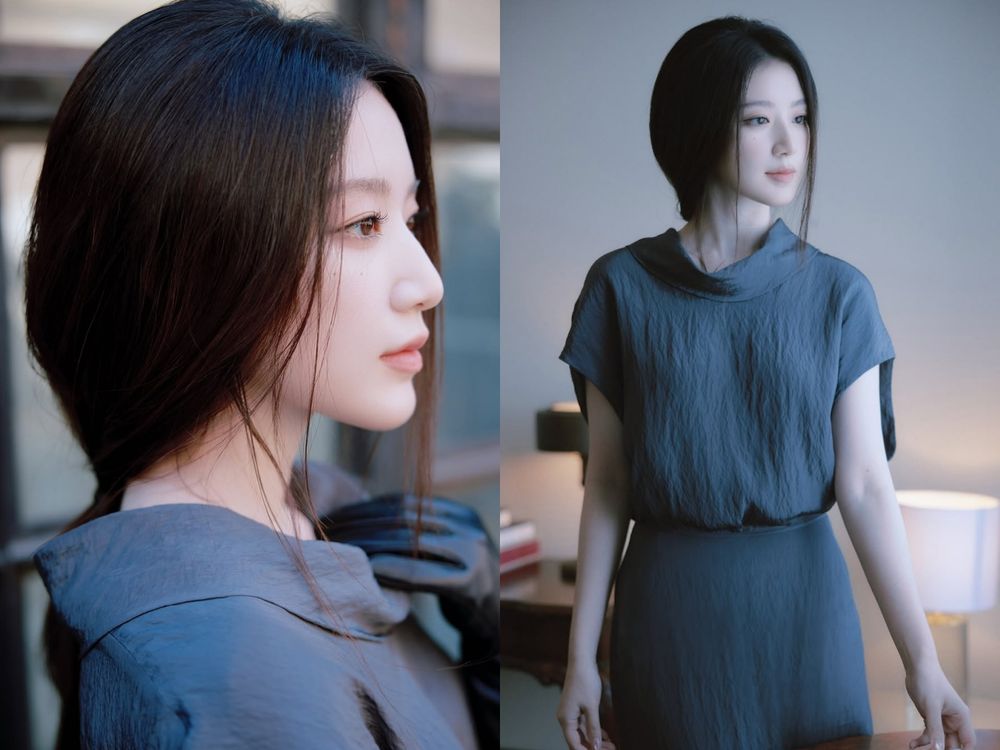 舒華勇闖紐約時裝週！兩套COS仙女造型高清圖曝光！白到發光「東方美人顏」震驚外媒！-6