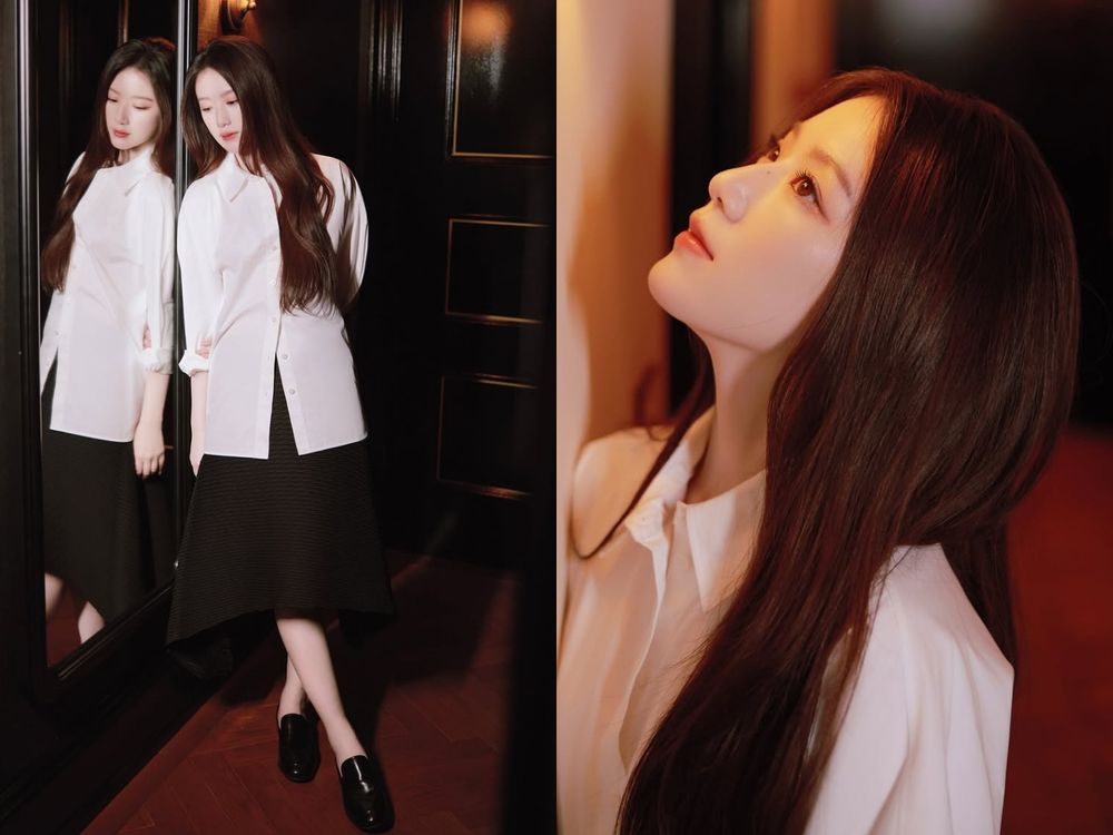 舒華勇闖紐約時裝週！兩套COS仙女造型高清圖曝光！白到發光「東方美人顏」震驚外媒！-2