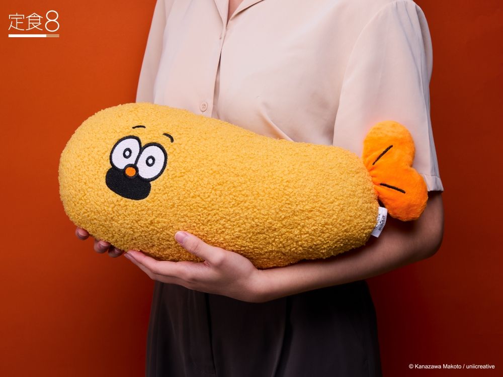 定食8跟日妞最愛胡子碰碰聯名了！超可愛「炸蝦胡子碰碰鑰匙圈、票卡夾、蝦蝦抱枕」全都想買！-1