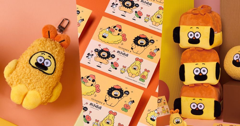 定食8跟日妞最愛胡子碰碰聯名了！超可愛「炸蝦胡子碰碰鑰匙圈、票卡夾、蝦蝦抱枕」全都想買！-8