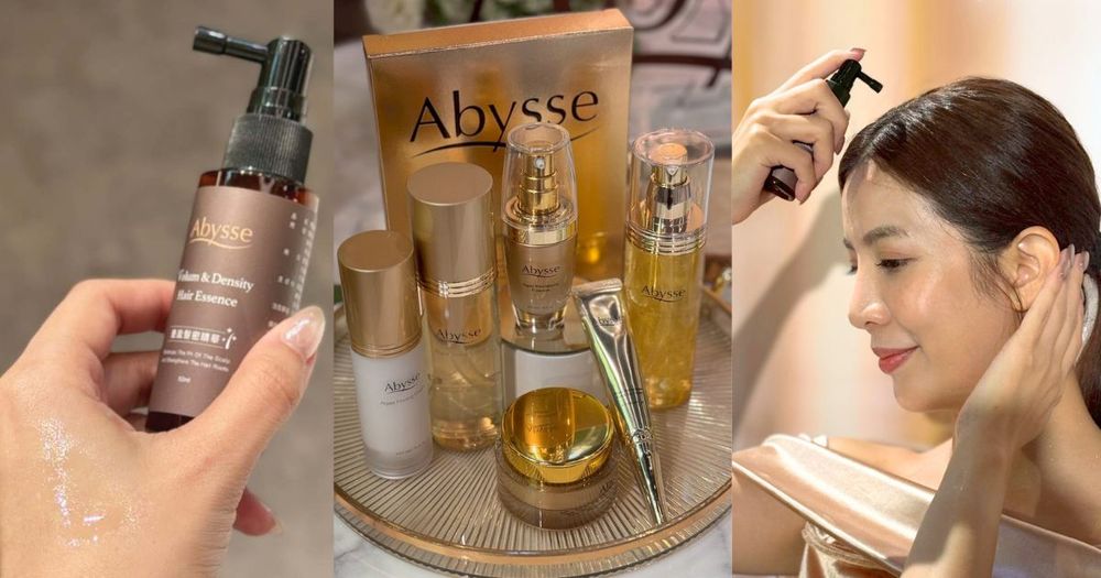 貴婦愛用十年抗老精華液！Abysse「黃金藻青春煥膚晶露」第三代升級，加入新配方積雪草外泌體，首款豐盈髮噴霧同步上市！-1