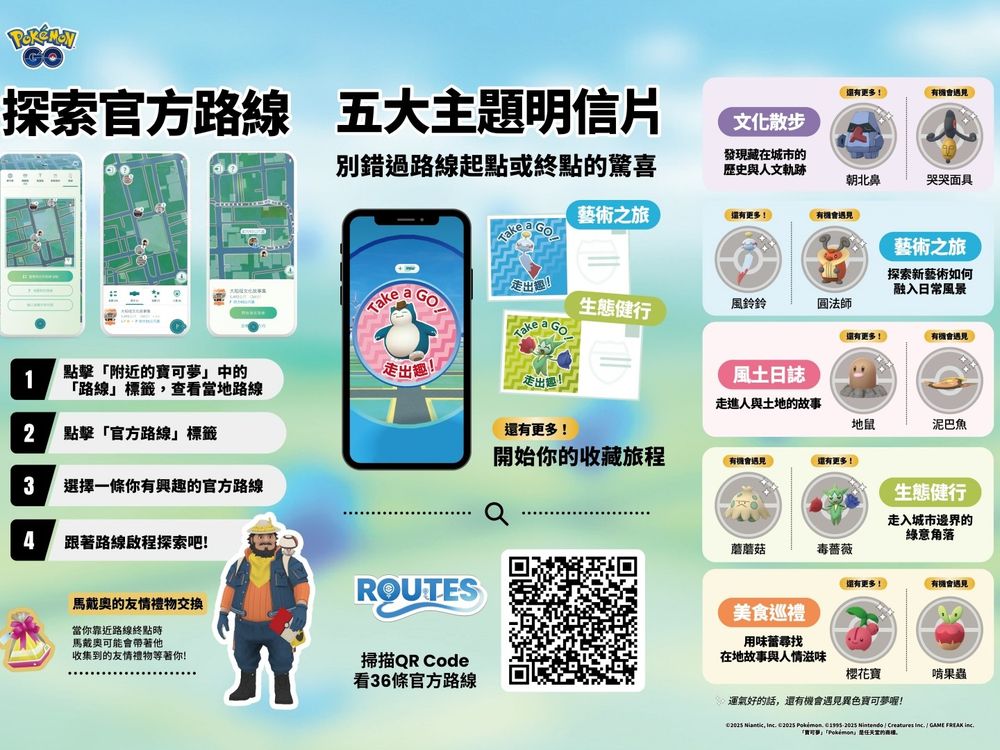 跟著《Pokémon GO》出去玩！「台北大稻埕&基隆港」36條台灣在地路線登場、還有限定寶可夢要抓！-9
