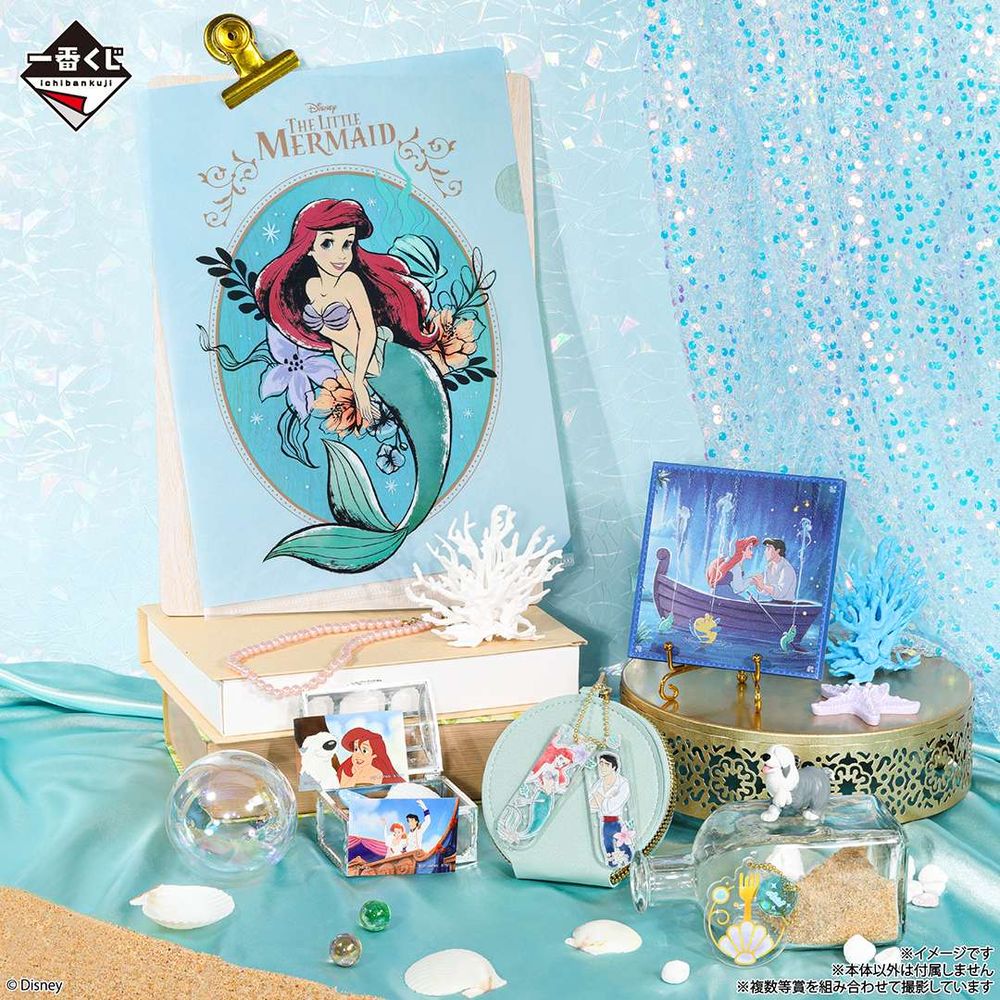日本開賣迪士尼公主系列一番賞！「樂佩黃金之花夜燈、小美人魚海報、路西法公仔」全都太想要！-8