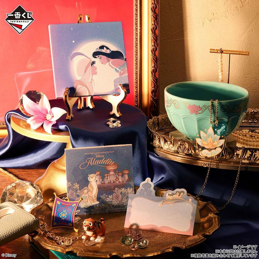 日本開賣迪士尼公主系列一番賞！「樂佩黃金之花夜燈、小美人魚海報、路西法公仔」全都太想要！-11