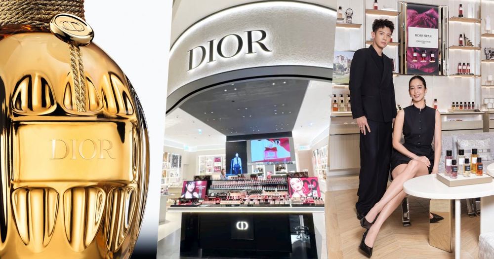 陳庭妮、柯震東站台DIOR台北101美妝旗艦店！護膚沙龍奢華升級、傳奇「細頸香水瓶」獨家現身，還能訂製刻印！-1
