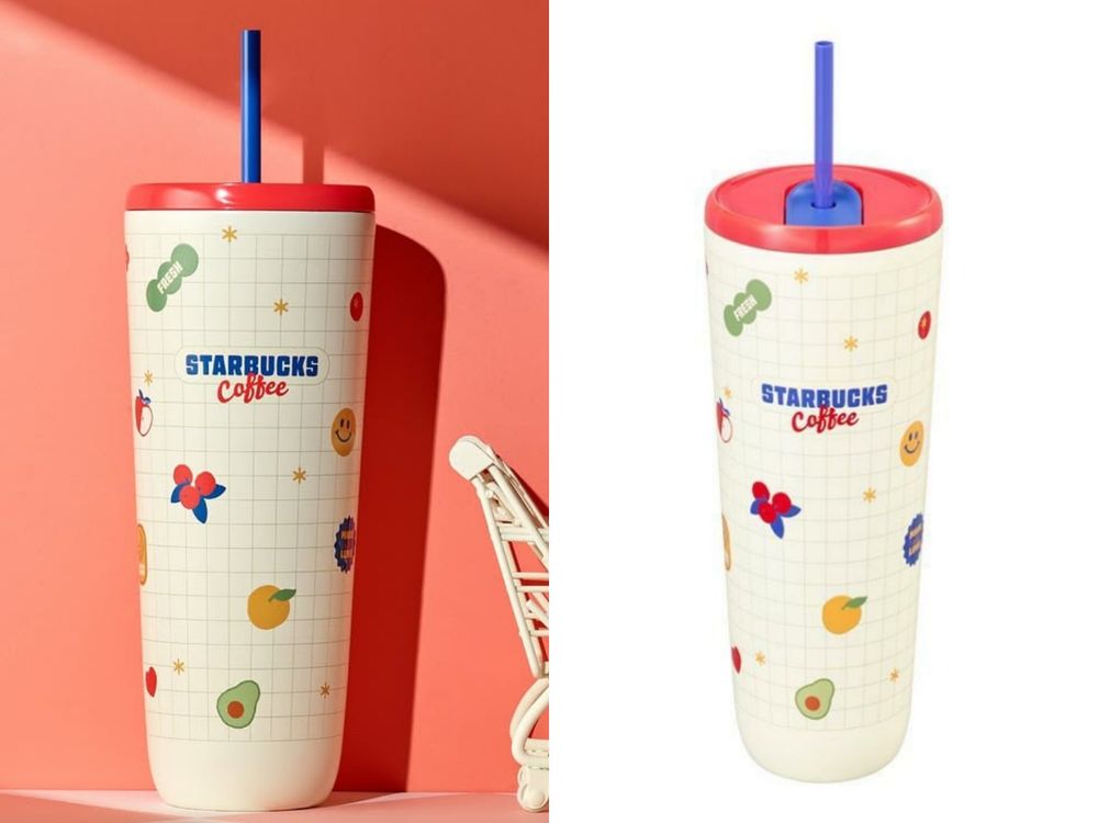 韓國星巴克秋季新品也太燒！「蘋果造型優格碗、香蕉變裝小熊鑰匙圈、櫻桃馬克杯」韓妞都搶買！-16