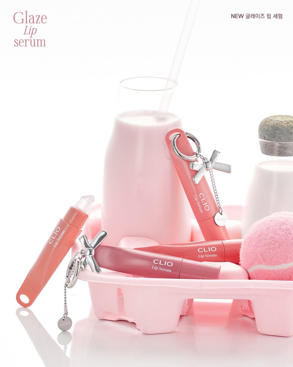 安俞真化妝包隨身攜帶！OLIVE YOUNG「吊飾潤唇精華」上市秒熱賣，真正做到養唇＋潤色，質地比唇蜜輕盈百倍！-8