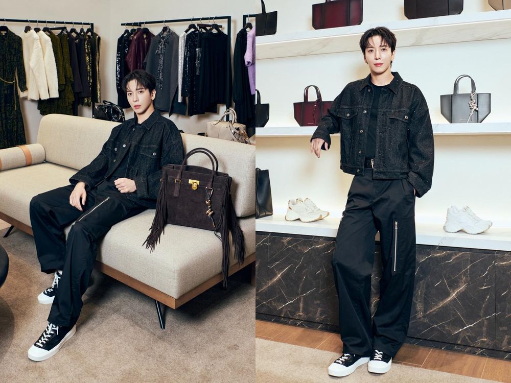 鄭容和來台Michael Kors活動高清照來了！同場女神「邵雨薇」這套也想直接照單全收！-9