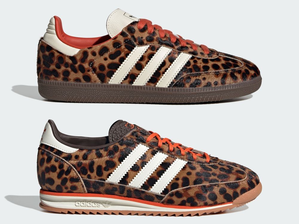 素面款已買膩？社群爆火「愛迪達豹紋新品」除了球鞋、背心，還有這款長褲賣到大缺貨？！-4