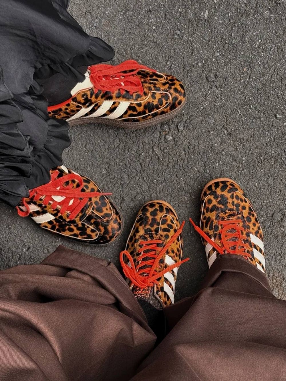 素面款已買膩？社群爆火「愛迪達豹紋新品」除了球鞋、背心，還有這款長褲賣到大缺貨？！-5