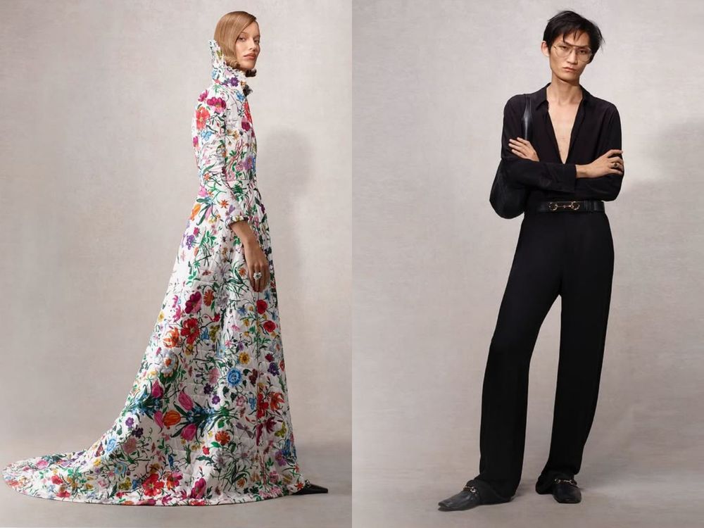 GUCCI秀場霸總來了！金碩珍Jin「深V白襯衫」辣到爆，害羞到悄悄扣衣反差超可愛！-8