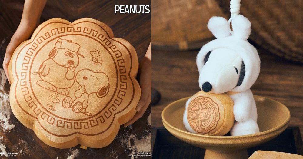 史上最可愛月餅誕生！2025中秋節限定「史努比&歐拉夫月餅抱枕、玉兔史努比吊飾」這天軟萌開賣！-1