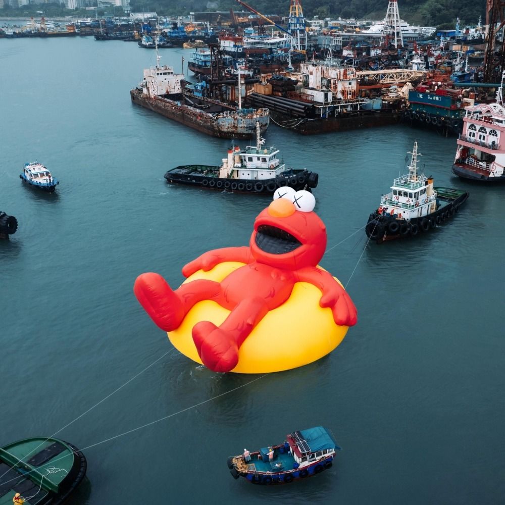 超巨大LABUBU太欠拍！「維港海上大巡遊」集哆啦A夢等4大人氣角色化身充氣雕塑、必拍亮點一次看！-3