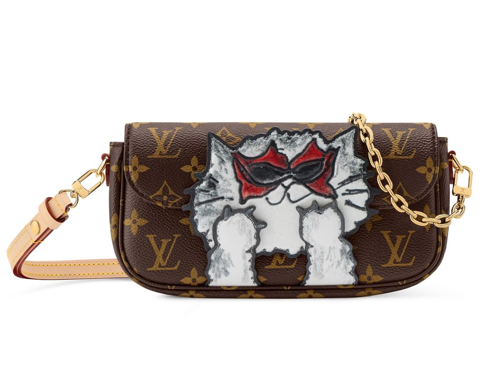 誰能拒絕貓貓！LV X Grace Coddington貓咪聯名系列回來了！吊飾、卡夾、護照套全都想要！-6