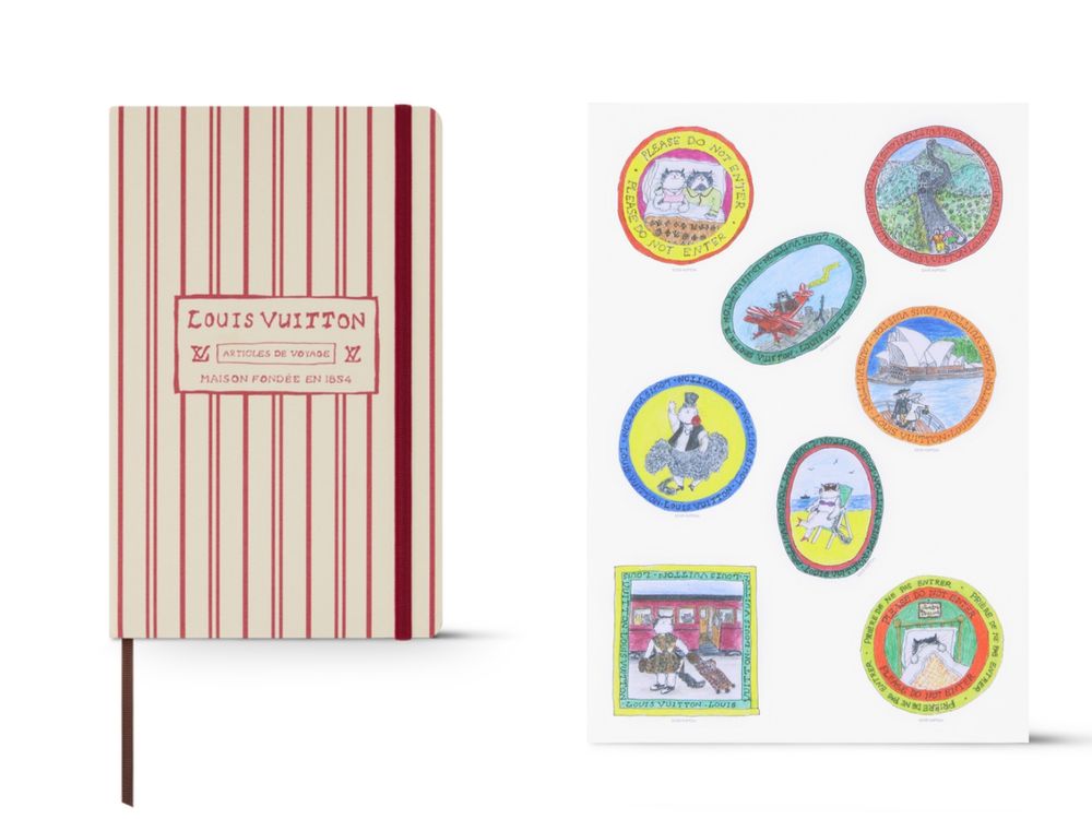 誰能拒絕貓貓！LV X Grace Coddington貓咪聯名系列回來了！吊飾、卡夾、護照套全都想要！-14