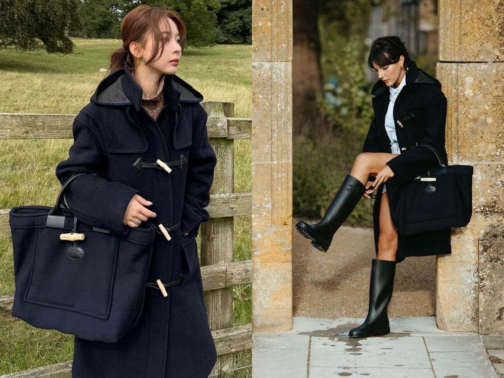 Longchamp下半最強Gloverall聯名開賣！T-ara孝敏托特包要用搶的、仙女鉛筆腿想整套全包！-2