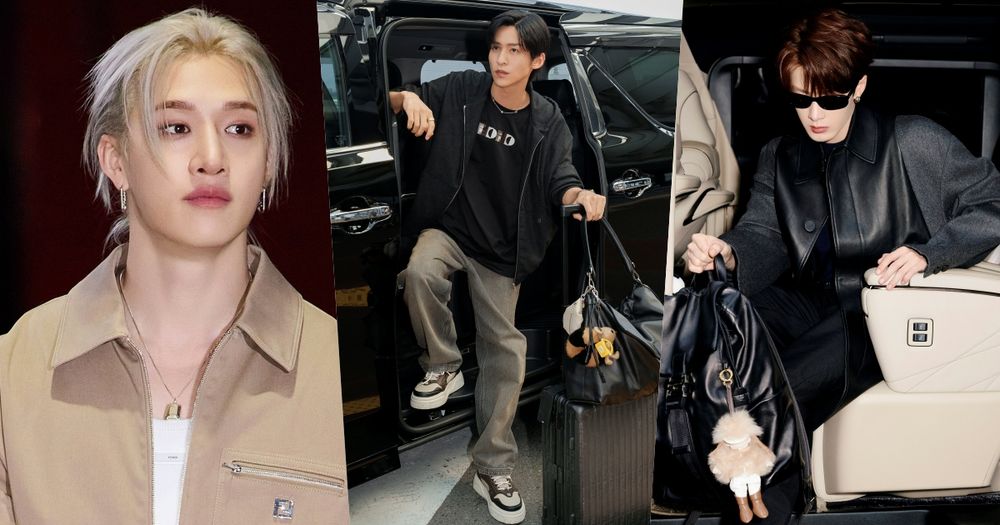 FENDI貴公子出發時裝週！方燦白銀髮馬尾根本「狼王子」！目黑蓮、檀健次也現身機場了！-1