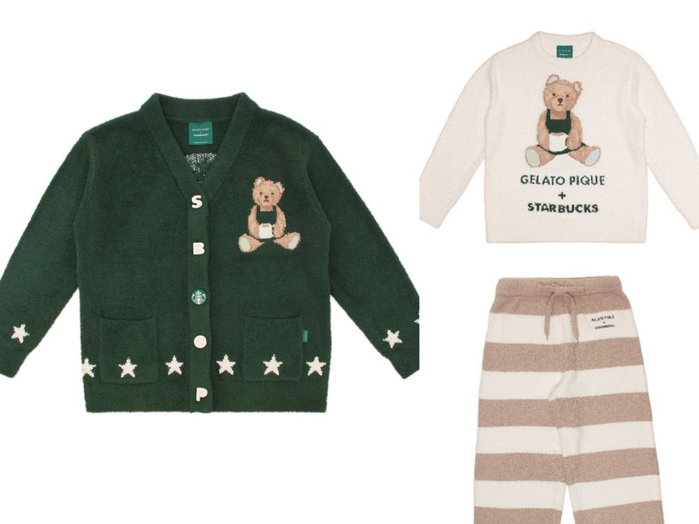 日本星巴克跟Gelato Pique聯名了！超Q「小熊伯爵茶星冰樂、店員小熊絨毛面紙盒」這天開賣！-15