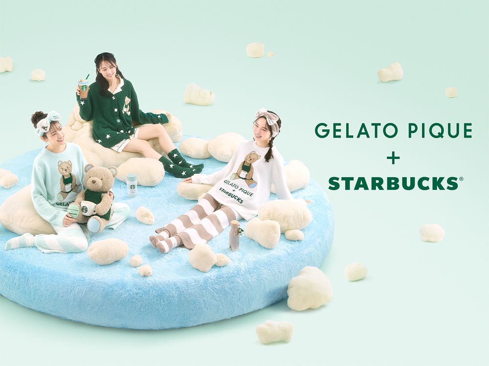 日本星巴克跟Gelato Pique聯名了！超Q「小熊伯爵茶星冰樂、店員小熊絨毛面紙盒」這天開賣！-17