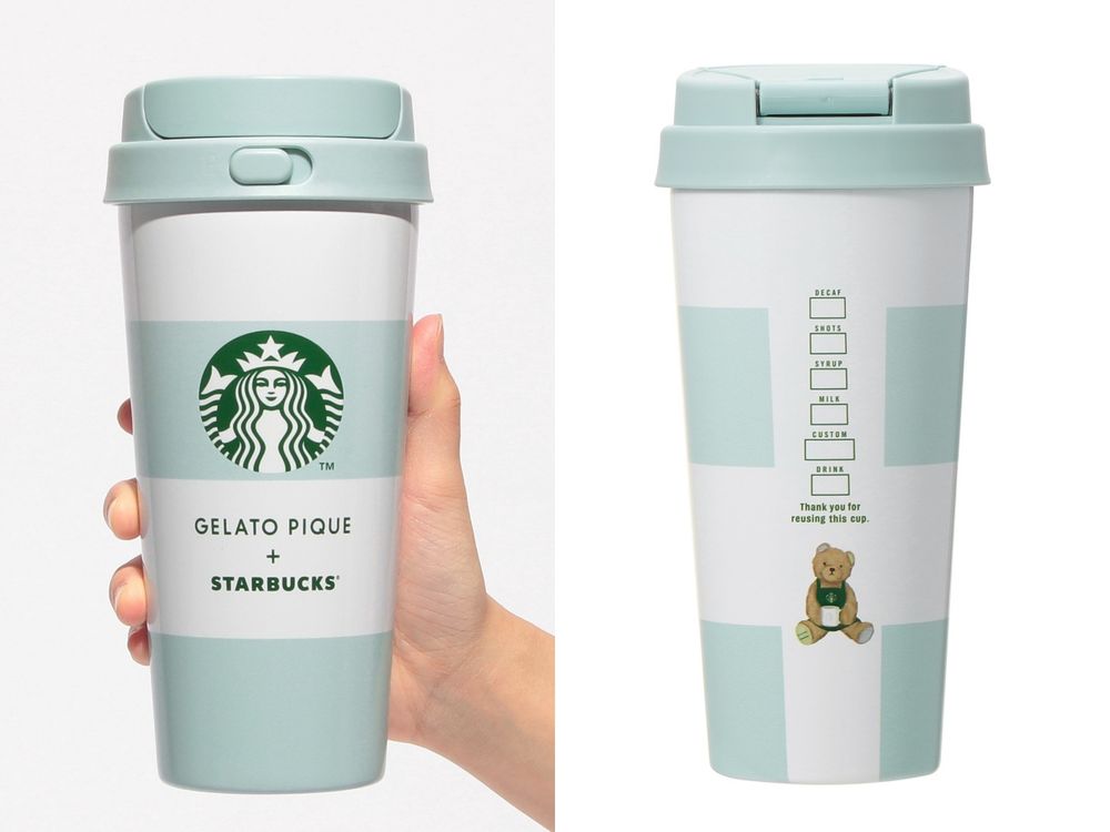 日本星巴克跟Gelato Pique聯名了！超Q「小熊伯爵茶星冰樂、店員小熊絨毛面紙盒」這天開賣！-4