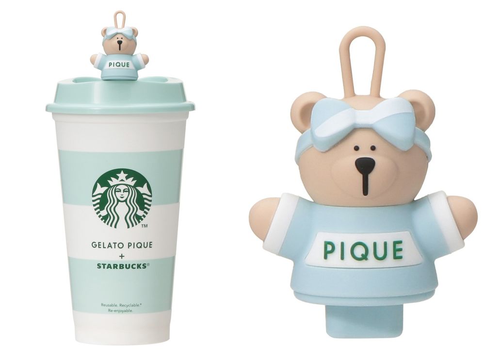 日本星巴克跟Gelato Pique聯名了！超Q「小熊伯爵茶星冰樂、店員小熊絨毛面紙盒」這天開賣！-5