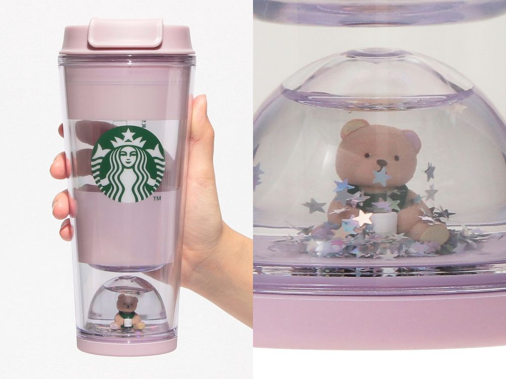 日本星巴克跟Gelato Pique聯名了！超Q「小熊伯爵茶星冰樂、店員小熊絨毛面紙盒」這天開賣！-7