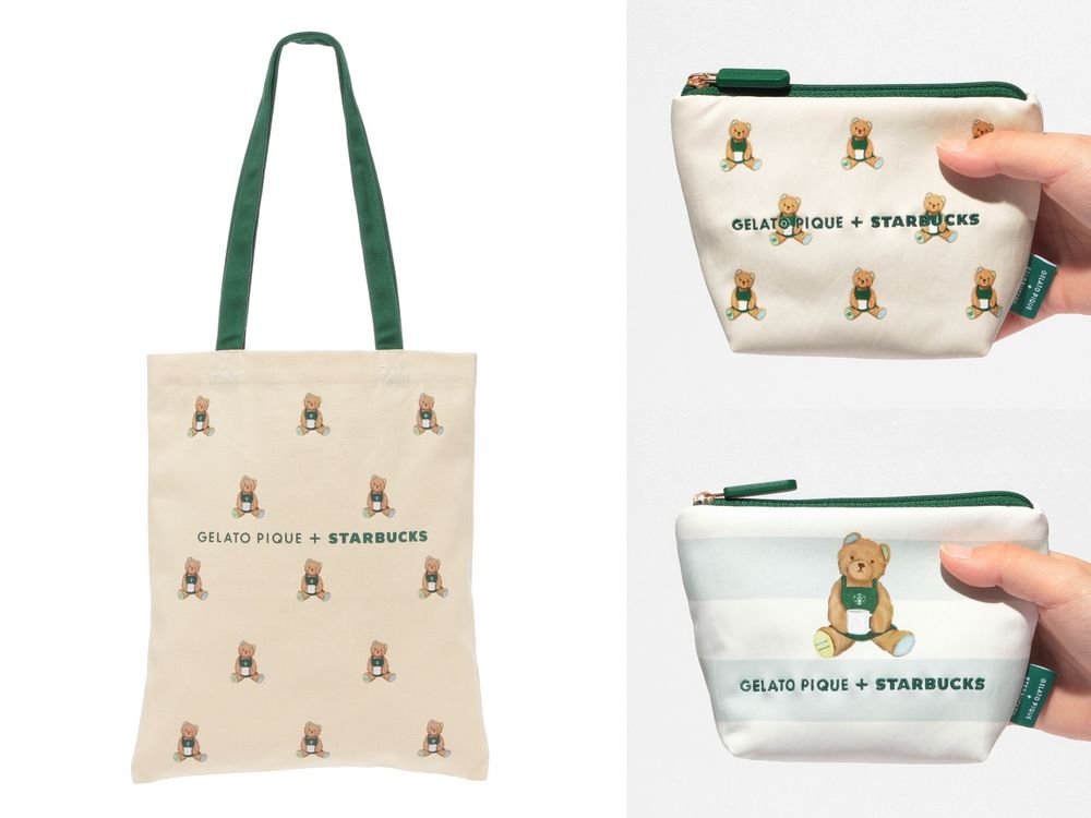 日本星巴克跟Gelato Pique聯名了！超Q「小熊伯爵茶星冰樂、店員小熊絨毛面紙盒」這天開賣！-10