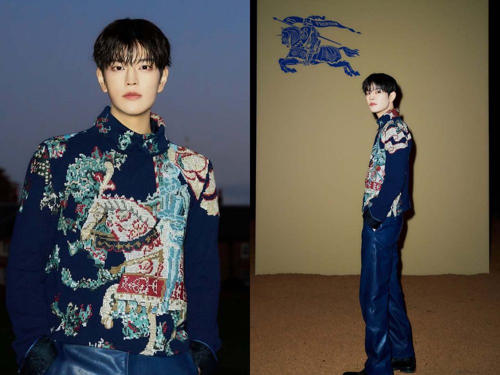 Burberry倫敦大秀前排超耀眼！舒華、SKZ昇玟、Bright都來了，根本豪門世家即視感！-13