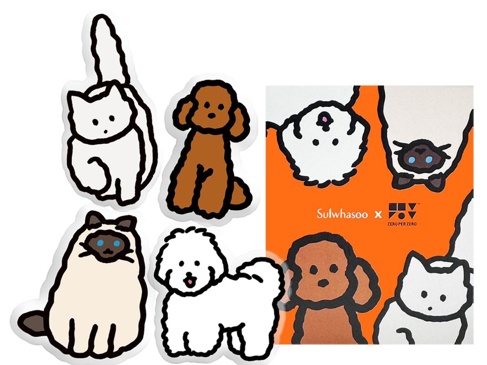 2025週年慶獨家！雪花秀攜手韓國ZERO PER ZERO，買潤燥精華就送萌寵插畫保溫杯、帆布袋，台灣限定、只送不賣！-10
