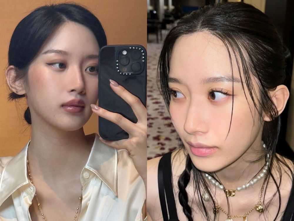 年末派對必學！韓星同款「輕泰千金妝」技巧分析，琥珀光、隱形眼線、義式底妝，NATTY、金所炫都這樣畫！-6