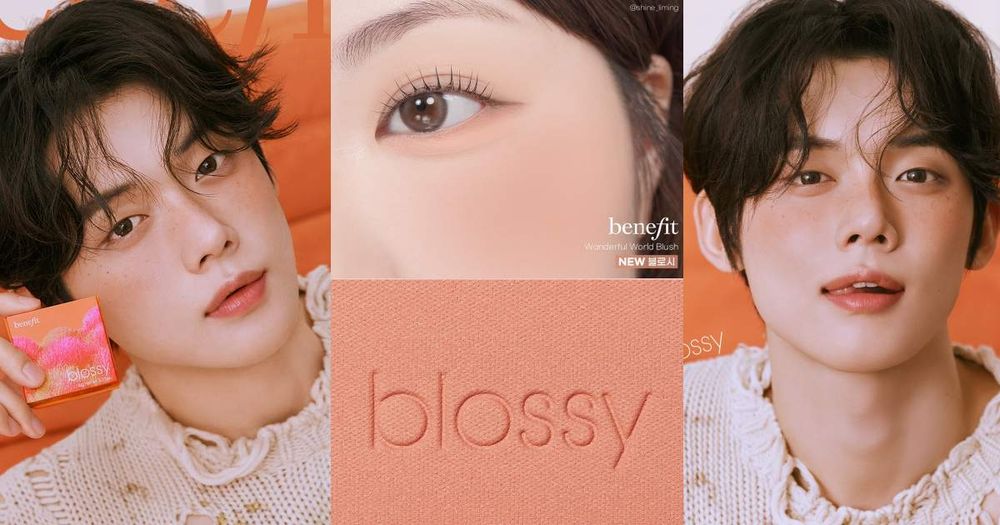韓妞瘋搶的Benefit夢遊仙境頰彩！TXT然竣超萌詮釋新色「Blossy」暖杏桃腮紅，秒掀起秋日必收熱潮！-1