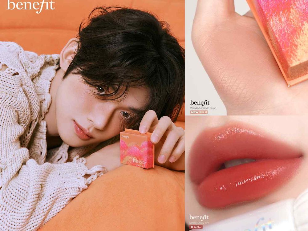 韓妞瘋搶的Benefit夢遊仙境頰彩！TXT然竣超萌詮釋新色「Blossy」暖杏桃腮紅，秒掀起秋日必收熱潮！-9