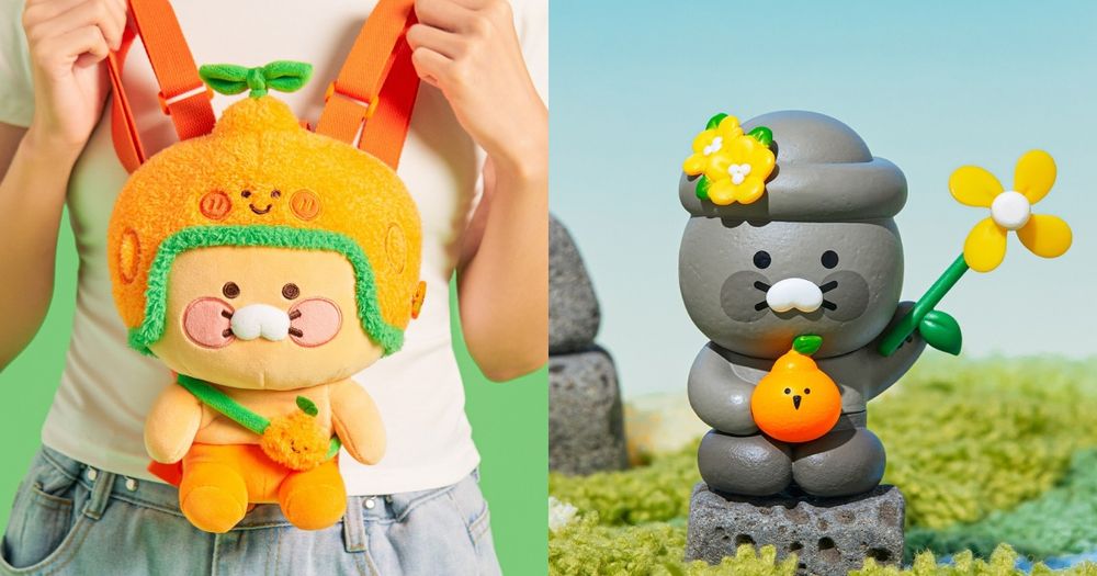 濟州島限定Kakao Friends周邊開賣！超Q「橘子春植化妝包、石頭爺爺春植公仔」全都太欠買！-1