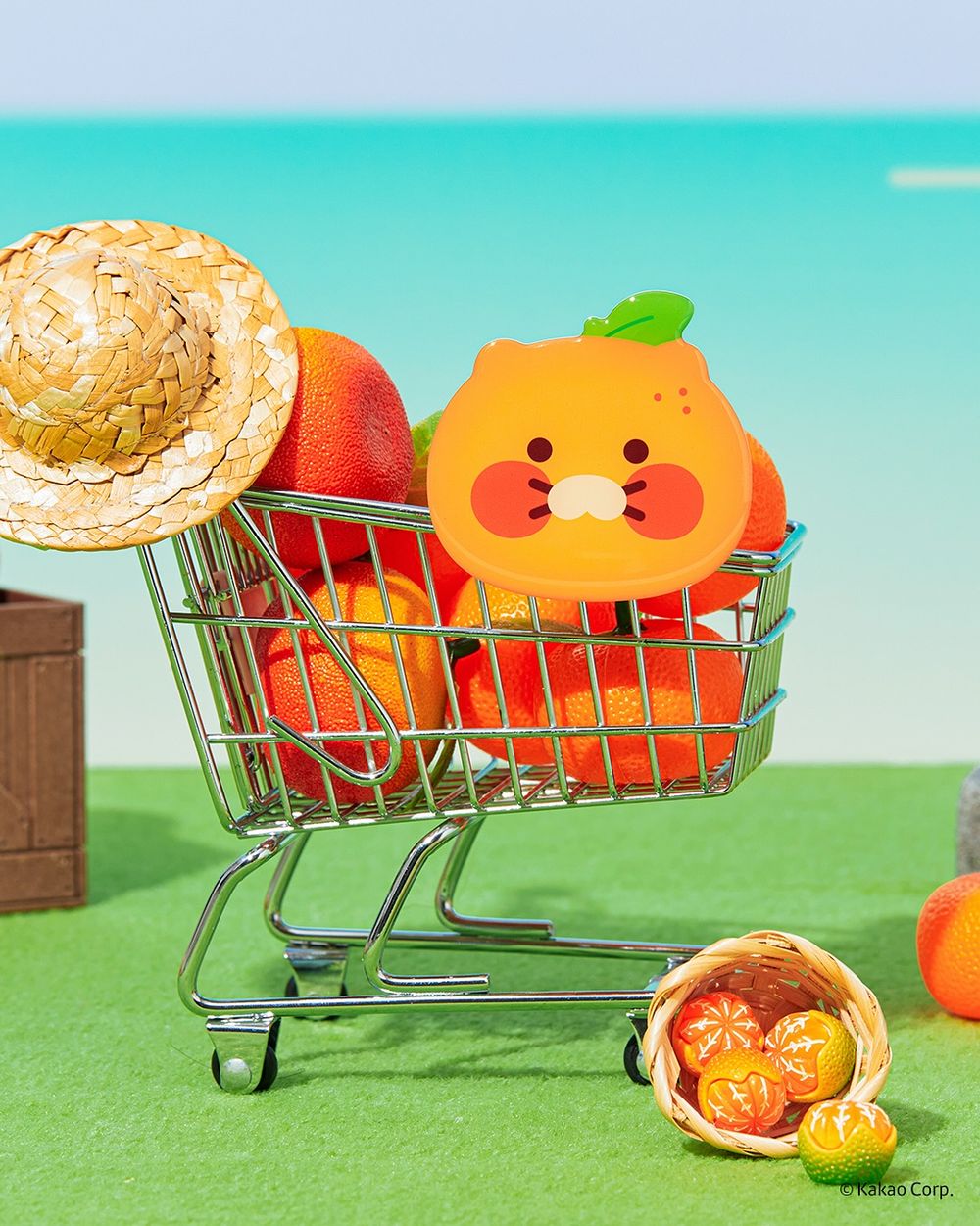 濟州島限定Kakao Friends周邊開賣！超Q「橘子春植化妝包、石頭爺爺春植公仔」全都太欠買！-2