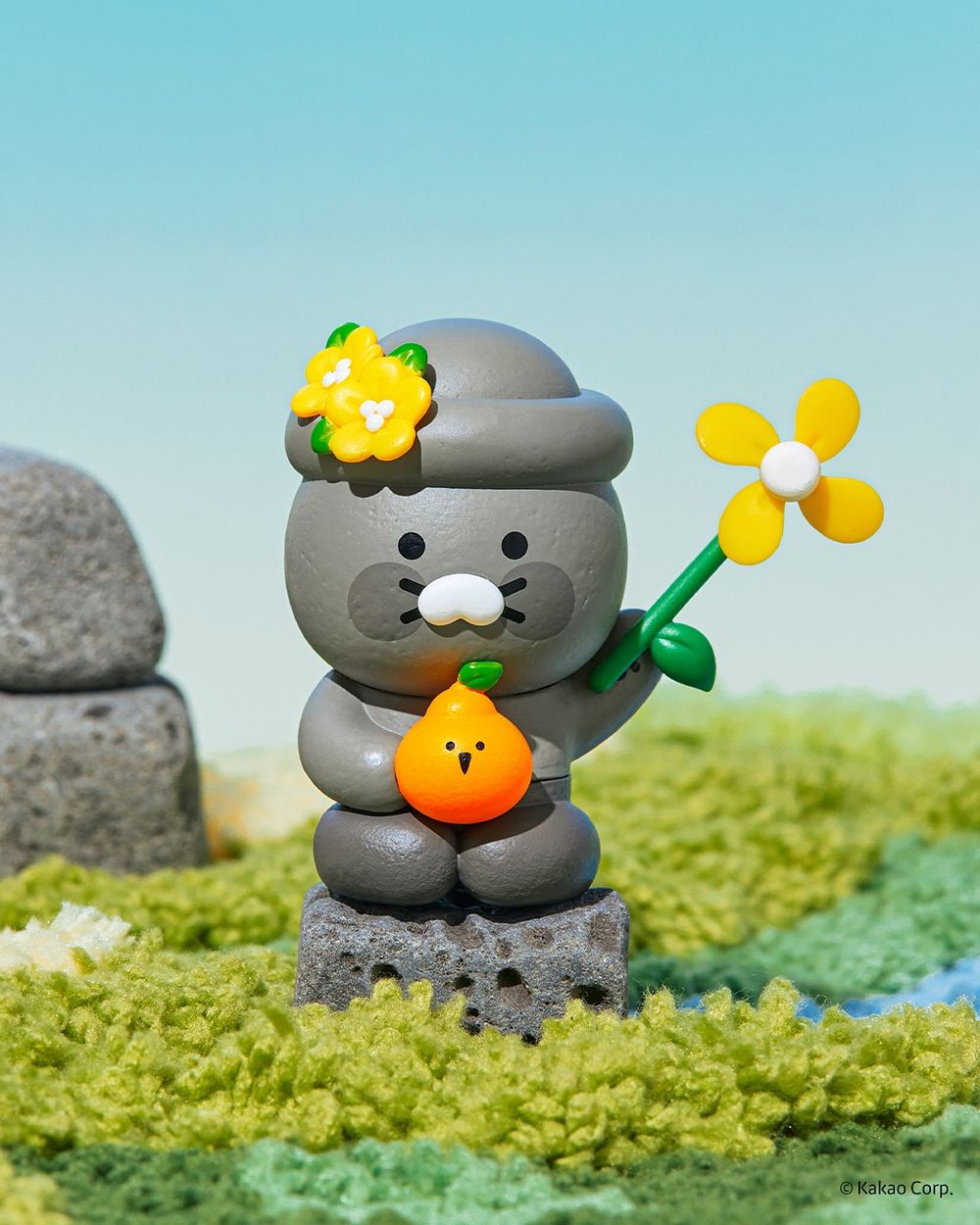 濟州島限定Kakao Friends周邊開賣！超Q「橘子春植化妝包、石頭爺爺春植公仔」全都太欠買！-4